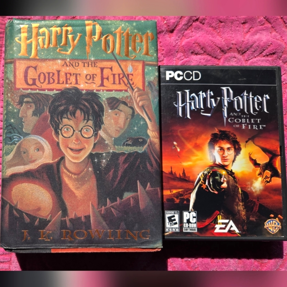 Harry Potter and the Goblet of Fire - Hardback book and PC Game